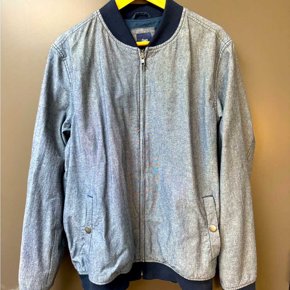 Chambray Bomber Jacket - Men’s - Large